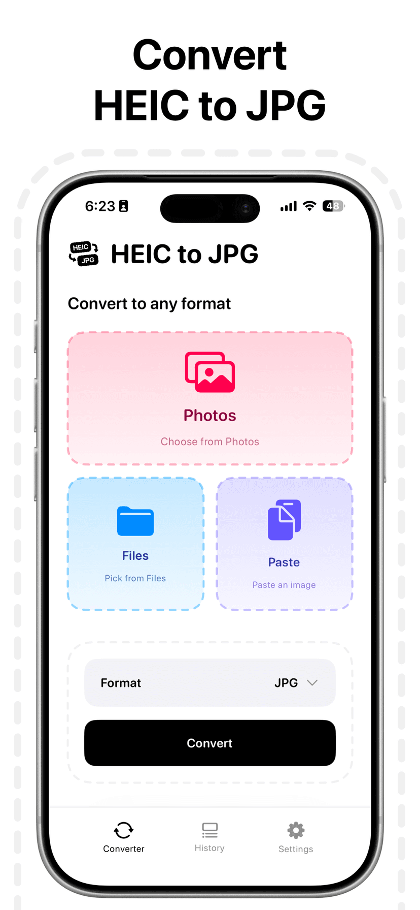 HEIC to JPG - Image Converter screenshot 1