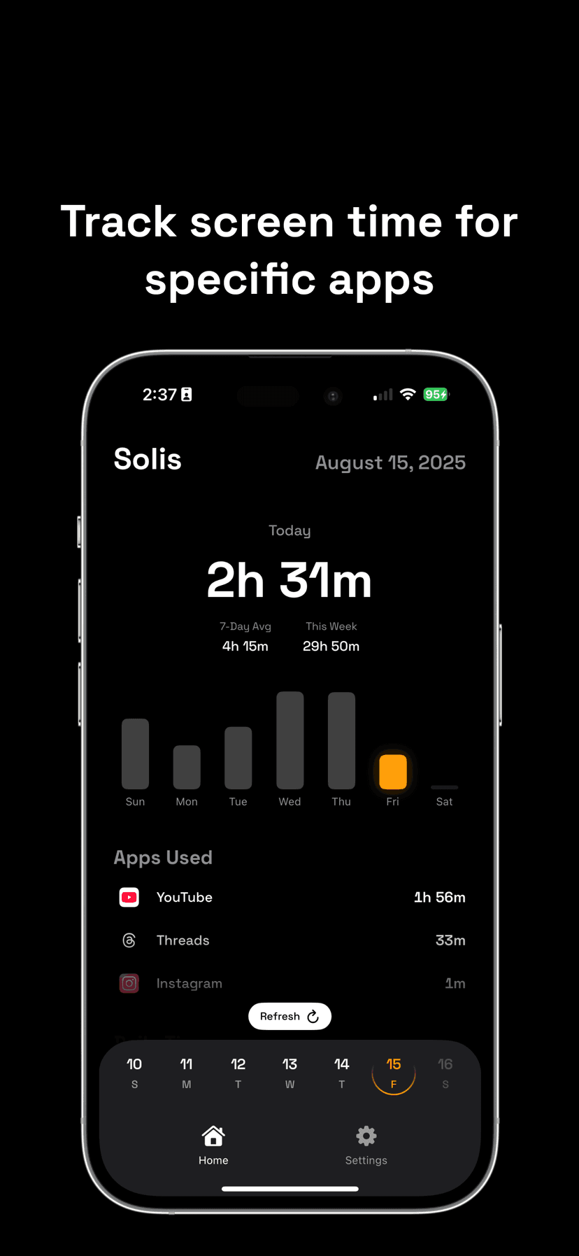 Solis - Screen Time screenshot 1