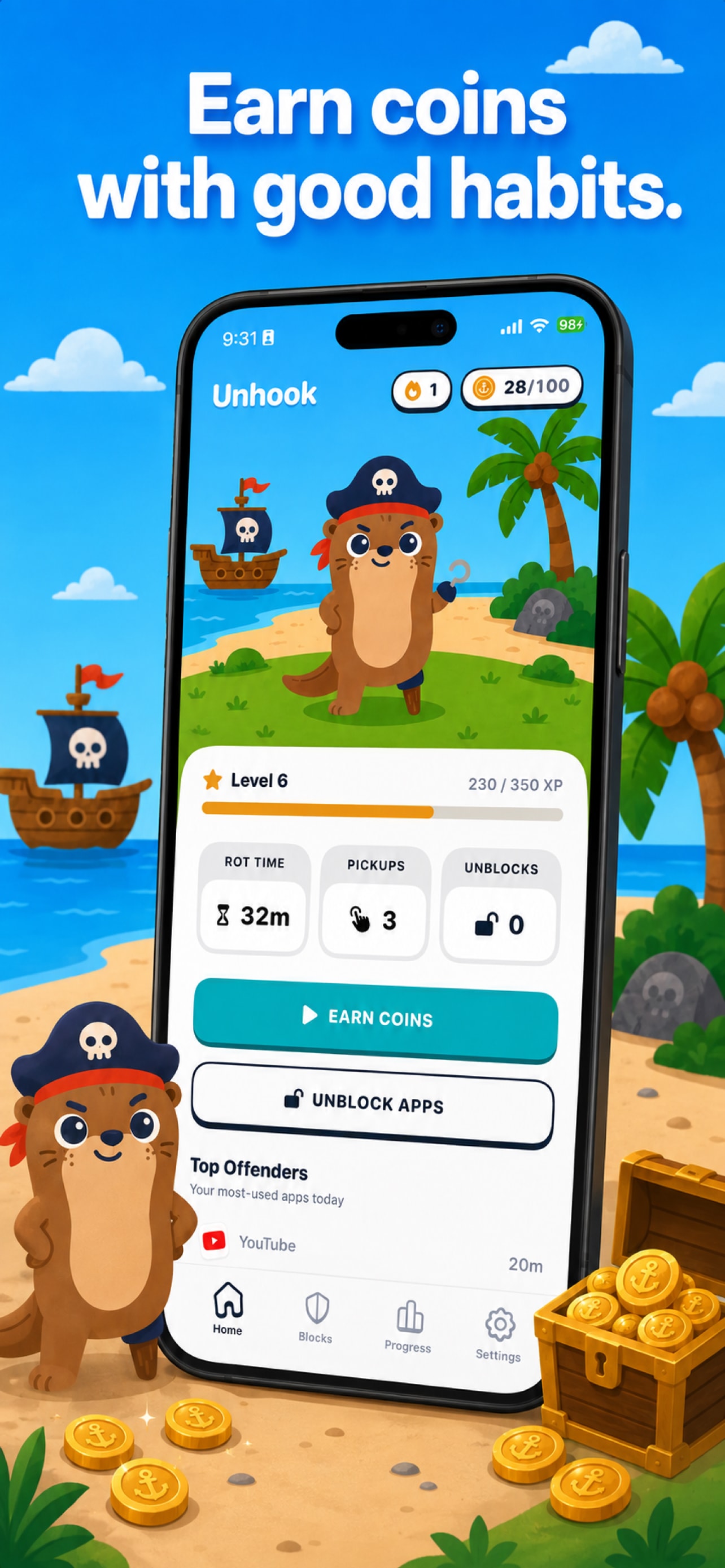 Unhook - Screen Time & Blocker screenshot 2