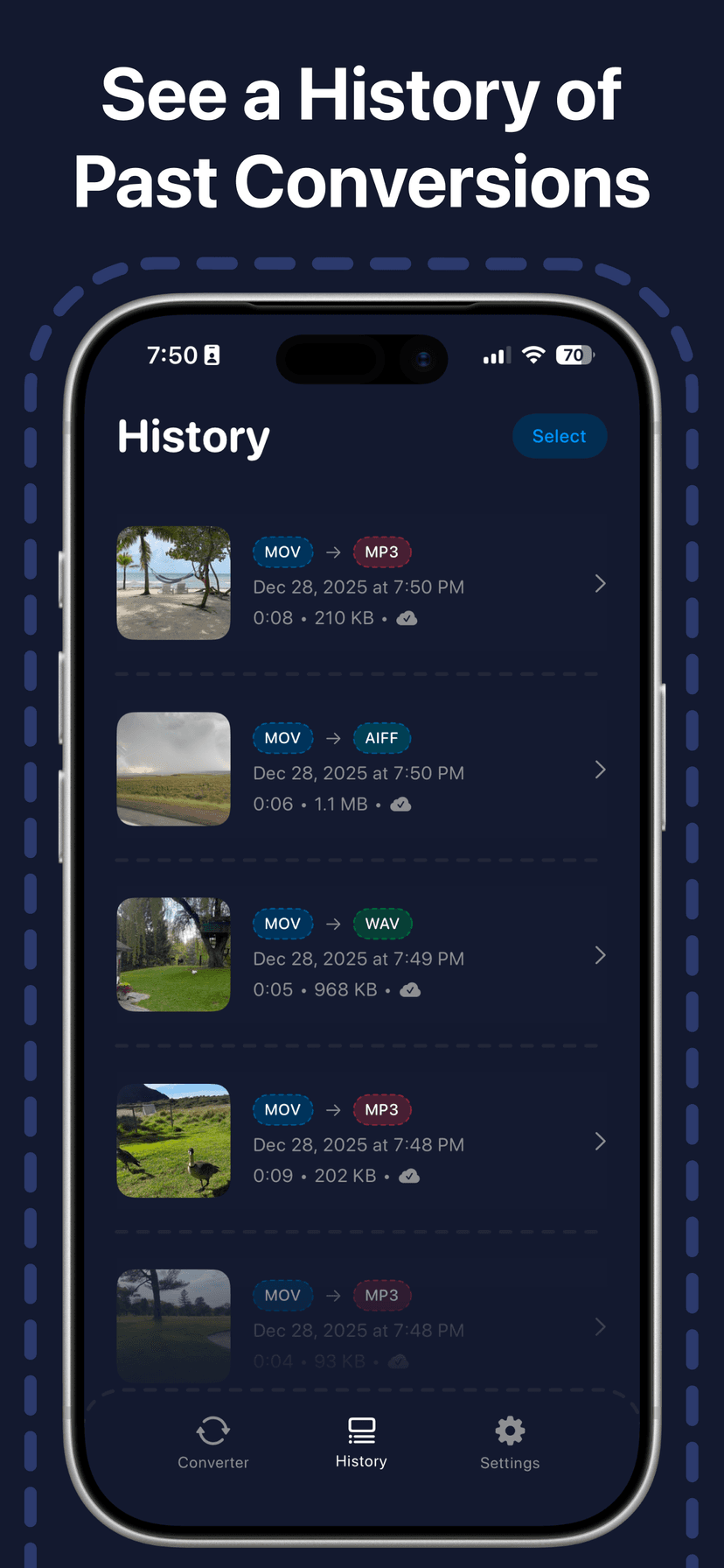 Convert Video to Audio: V2A screenshot 6